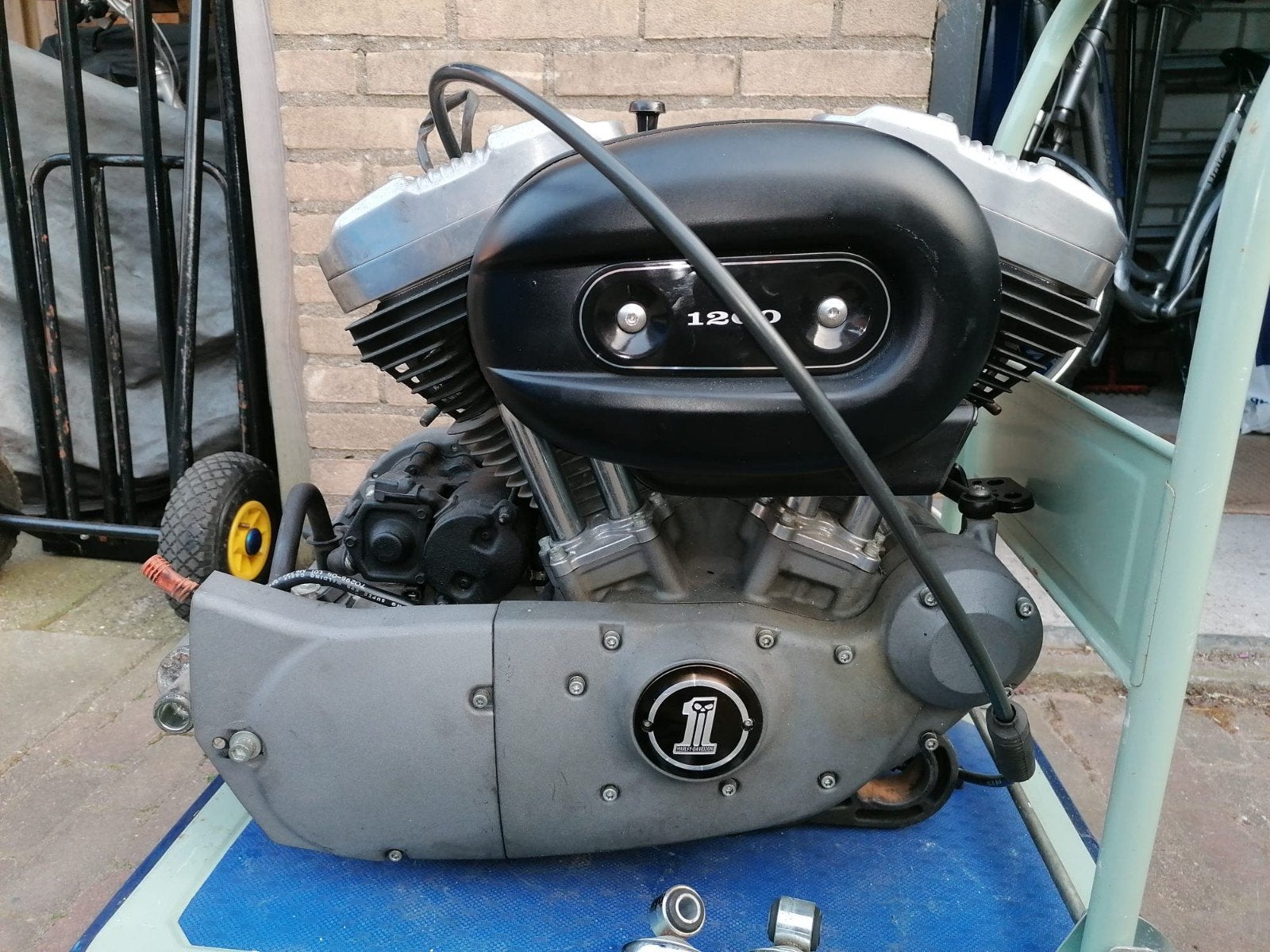 Sportster blok Xr1200c 2009 Chopper Bobber Eigenbouw project, Enlèvement, Utilisé