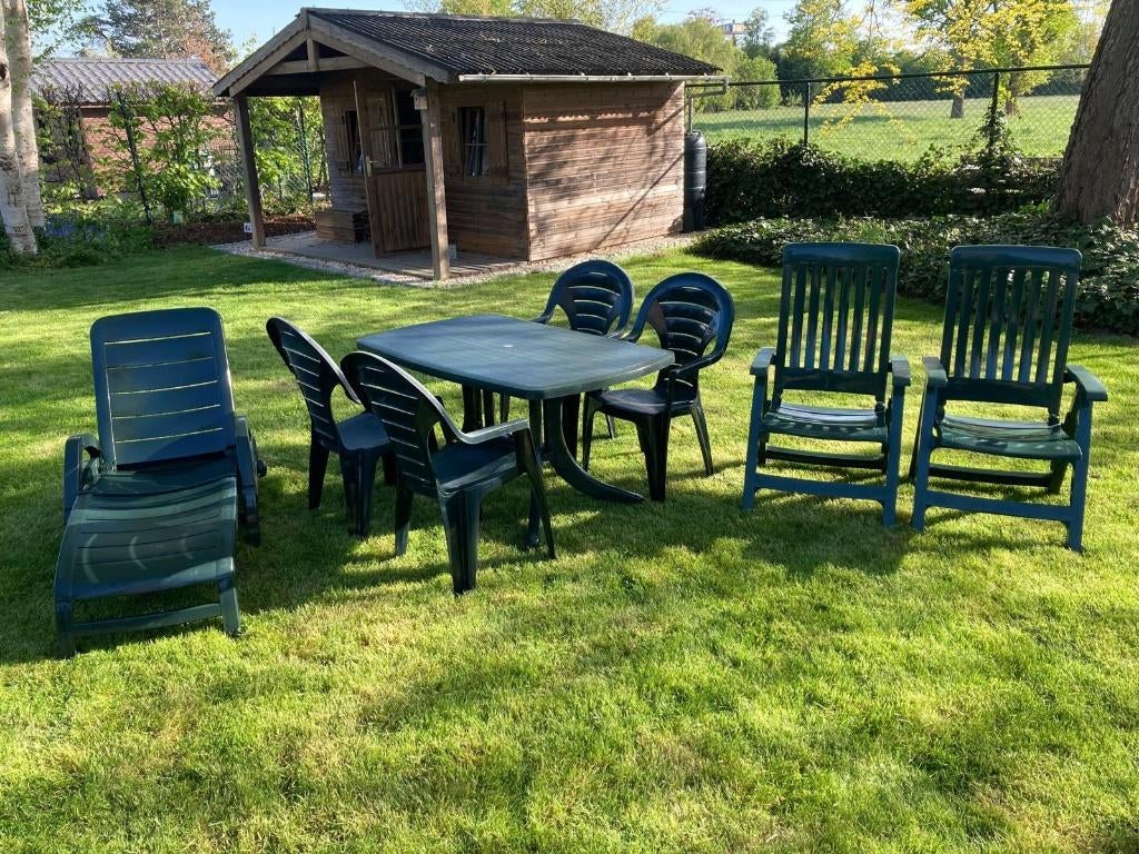 Tuinset 8-delig, Tuin en Terras, Ophalen, Kunststof