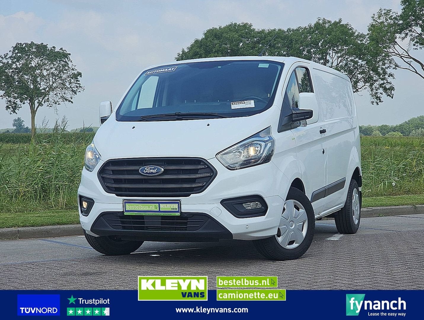Ford TRANSIT CUSTOM 2.0 L1H1 170Pk Automaat!, Auto's, Bestelwagens en Lichte vracht, Automaat, Wit, Bedrijf, Diesel