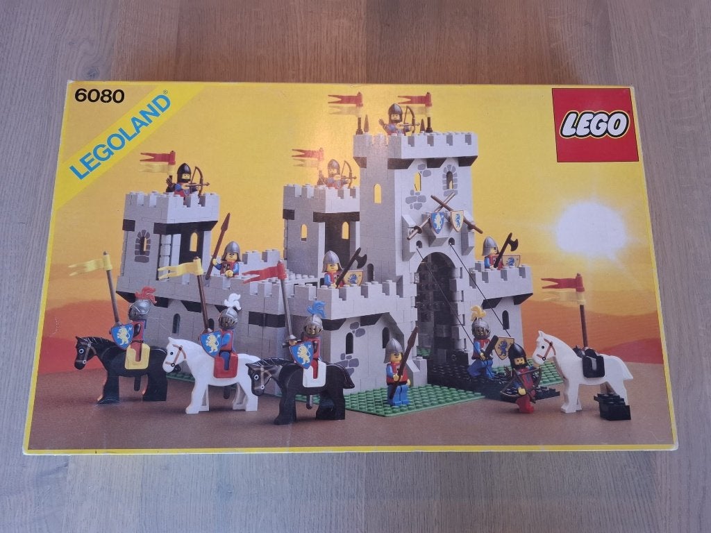 Lego Kasteel 6080 + doos + instructies, Compleet, Gebruikt, Lego, Ophalen of Verzenden