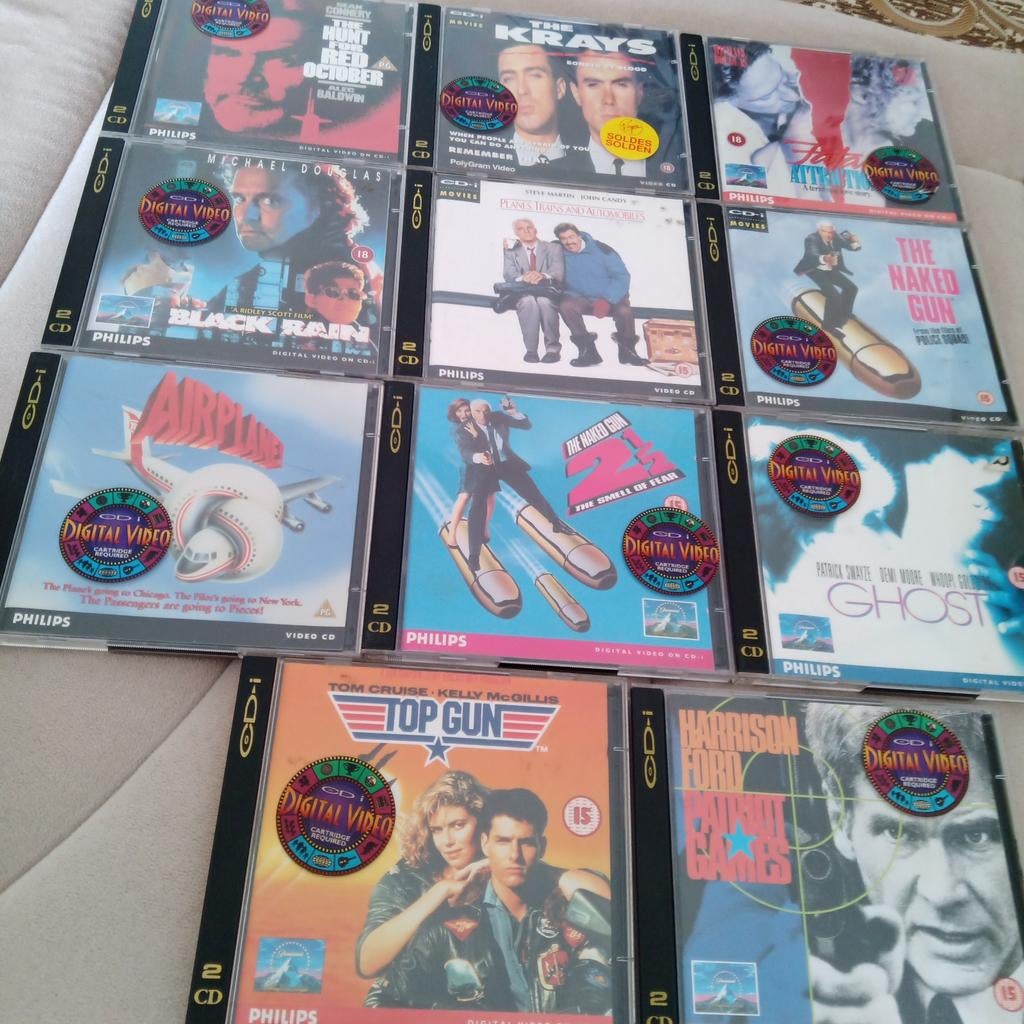 film pour console Philips C-DI 15€ pour le lot, Enlèvement ou Envoi