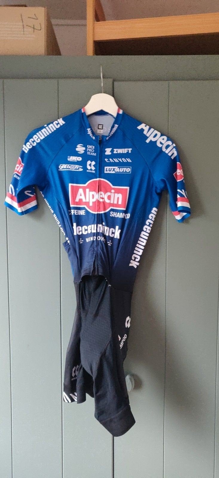 Snelpak Mathieu van der Poel Alpecin Deceuninck Canyon Zwift, Fietsen en Brommers, Ophalen