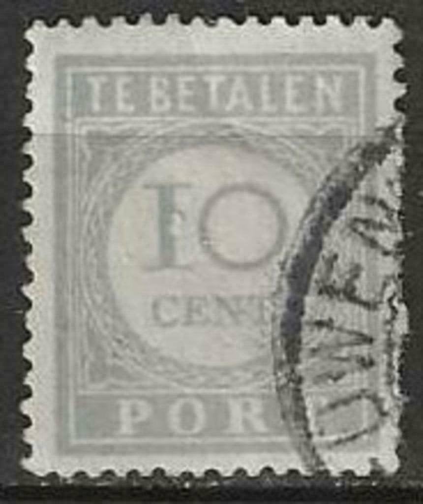 Pays-Bas 1912/1922 - Yvert 55TX - Timbre fiscal (ST), Envoi, Affranchi