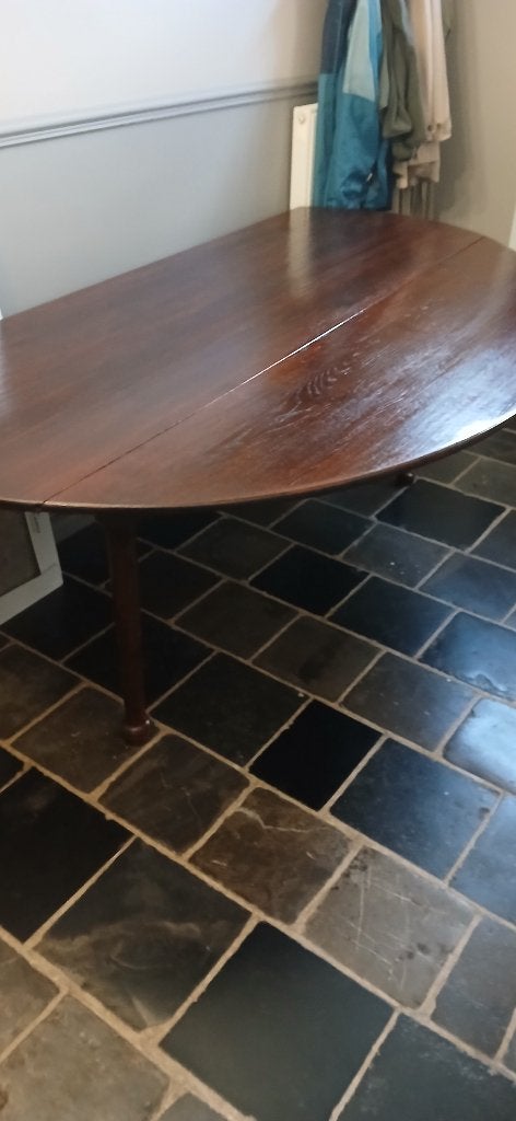 tafel,landelijke stijl, Huis en Inrichting, Ophalen, Ovaal, Eikenhout