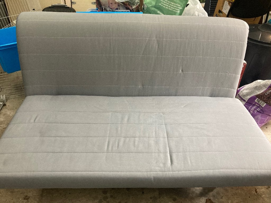 Zetelbed Ikea, Gris, Queen size, Enlèvement, 140 cm