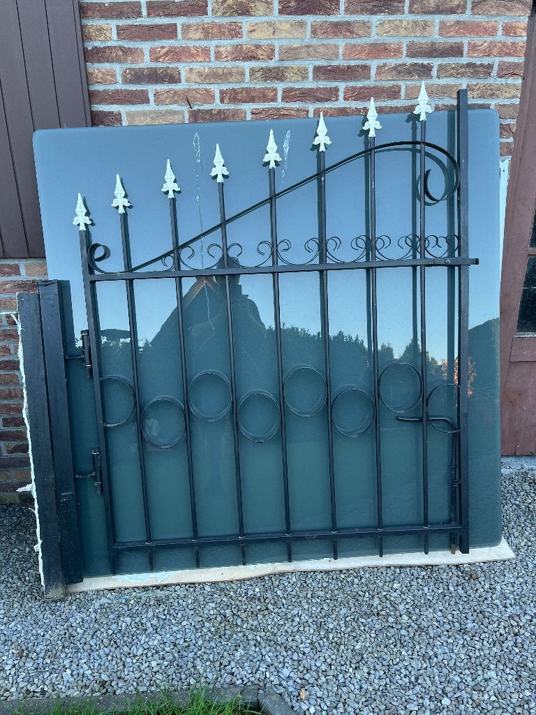 Tuinpoort, Ophalen, Gebruikt, 150 tot 200 cm, IJzer