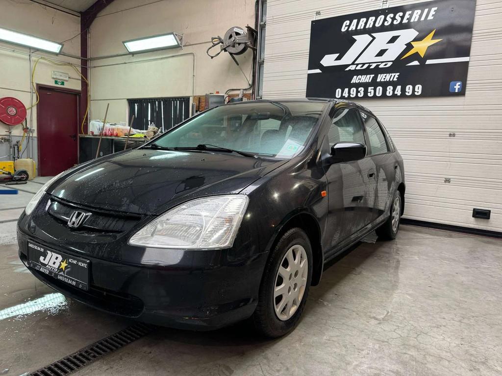 Honda Civic 1.4i 16v AUTOMATIQUE ‼️ (bj 2002, automaat), Auto's, Honda, Gebruikt, 4 cilinders, 1396 cc, Zwart