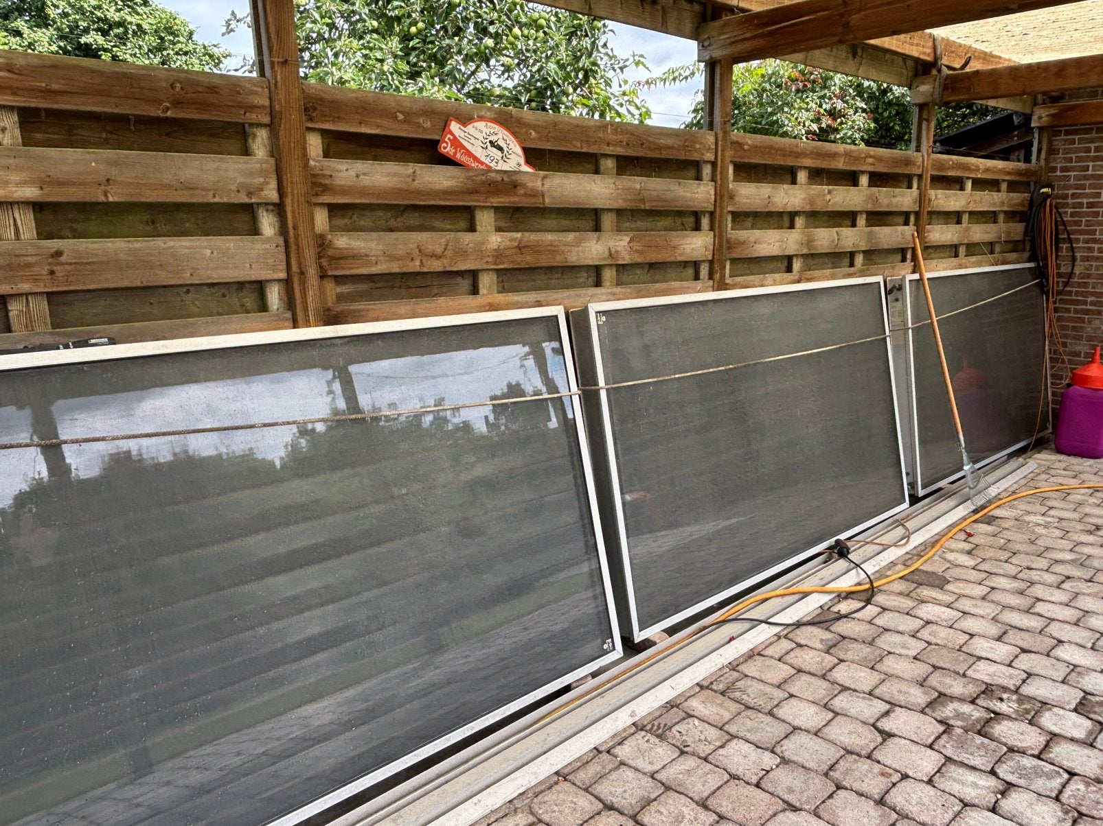 Zonnepanelen voor warmwaterboiler, Doe-het-zelf en Bouw, Ophalen, Gebruikt, Paneel