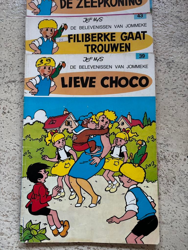 Strips Jommeke, Boeken, Meerdere stripboeken, Ophalen of Verzenden, Gelezen