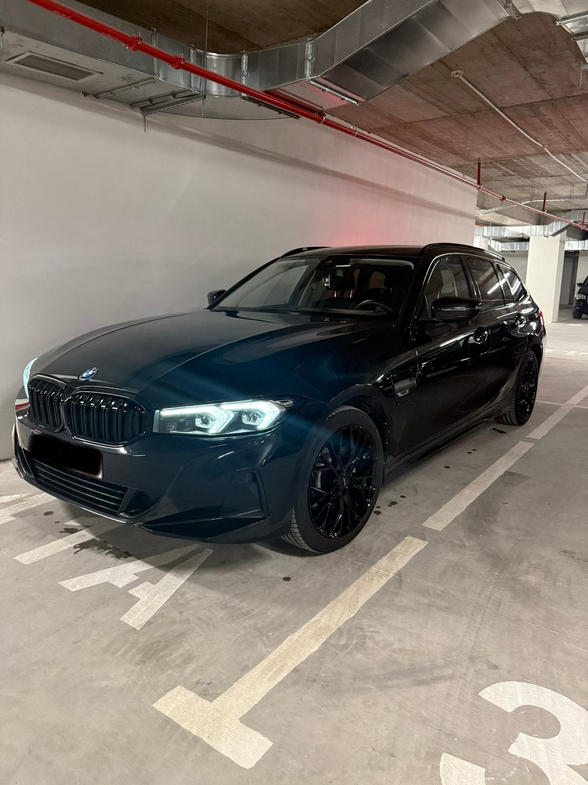 Bmw 320e Touring + winterwielset, Auto's, Automaat, Euro 6, Zwart, Break