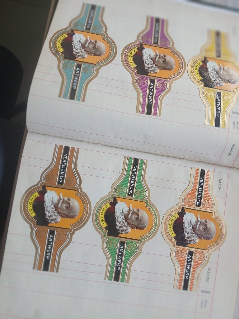 Album Cigar Bands, Collections, Articles de fumeurs, Briquets & Boîtes d'allumettes, Utilisé, Bagues de cigare, Enlèvement ou Envoi