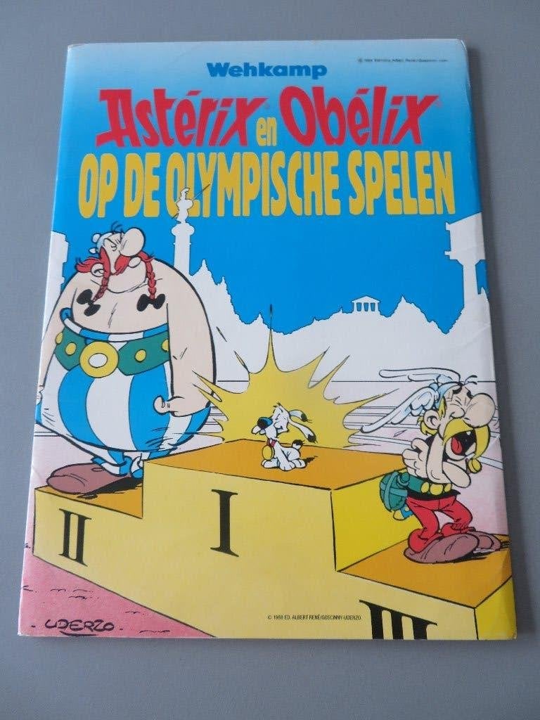 RARE Wehkamp Asterix en Obelix op Olympische Spelen, Livres, BD, Une BD, Comme neuf, Albert Uderzo, Envoi