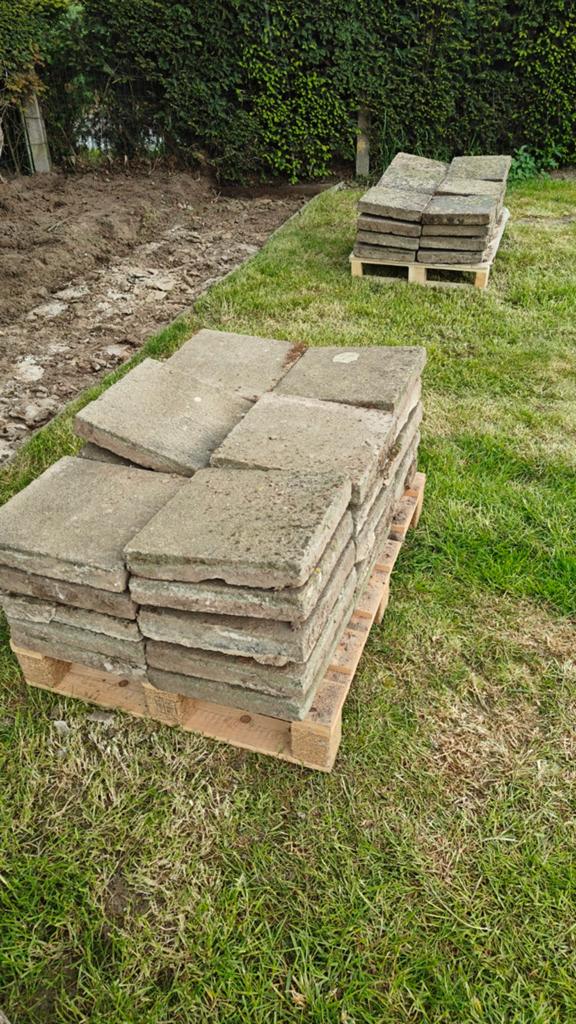Betondallen gratis op te halen, Ophalen