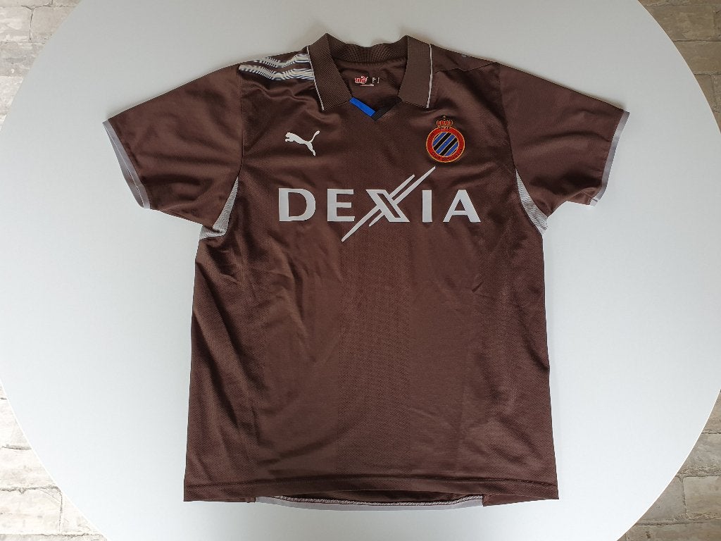 Voetbalshirt Club Brugge 2008-2009 Brugse Metten (Puma, L), Verzamelen, Sportartikelen en Voetbal, Gebruikt, Shirt, Ophalen of Verzenden