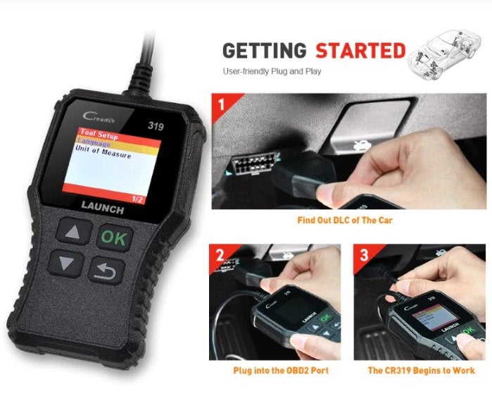 DIAGNOSTIQUE OBD2 LAUNCH Scanner lecteur de Code de défaut, Enlèvement ou Envoi, Neuf
