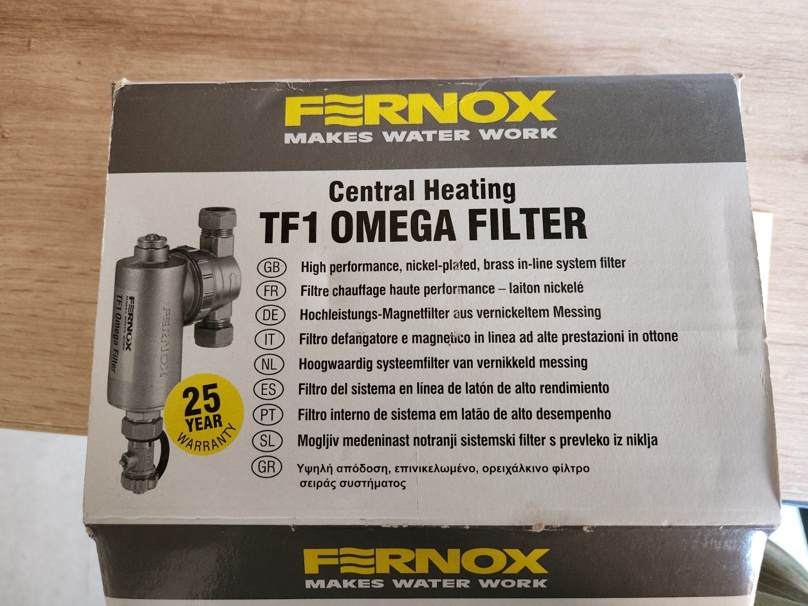 Filtre magnétique TF1 omega, Enlèvement