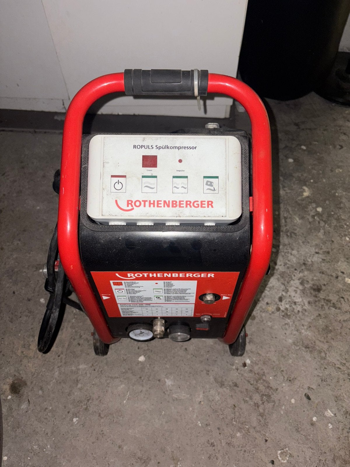 Compresseur de rinçage ROTHENBERGER ROPULS Spülkompressor, Enlèvement ou Envoi