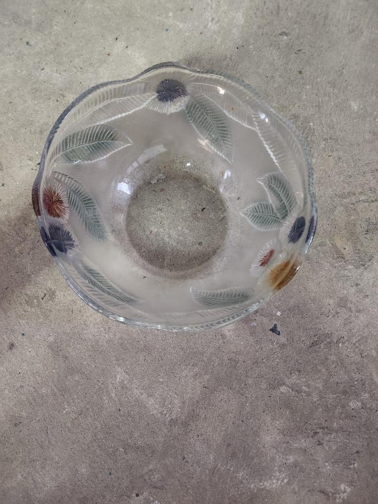 Bol saladier en verre, Verre