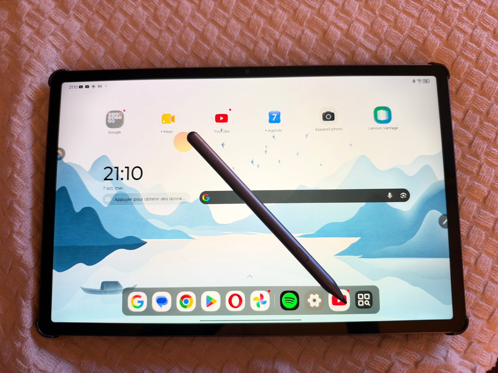 Lenovo Idea Tab Pro 12,7" 3K 144 Hz - 256 GB/8 GB RAM, Ophalen, Zo goed als nieuw