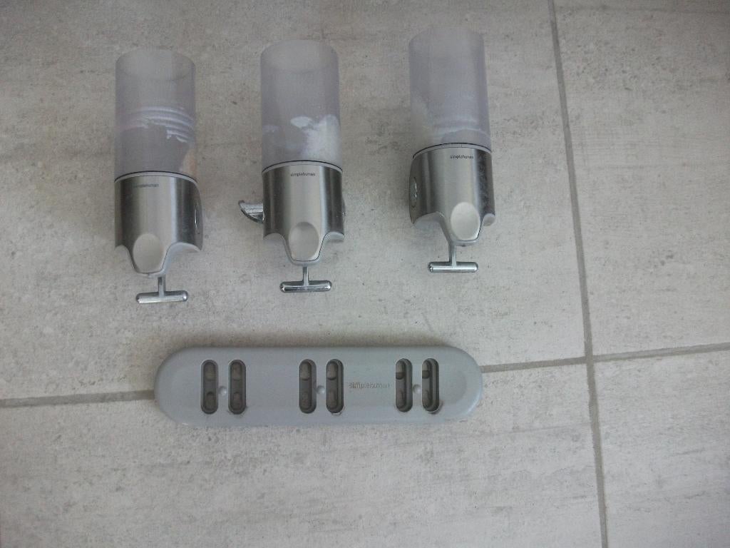 zeepdispenser 3 voudig simplehuman, Ophalen, Zo goed als nieuw, Overige typen