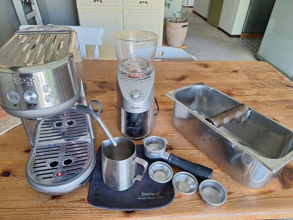 Koffiemachine en koffiemolen, Elektronische apparatuur, Ophalen, Gebruikt, Koffiemolen, Sage