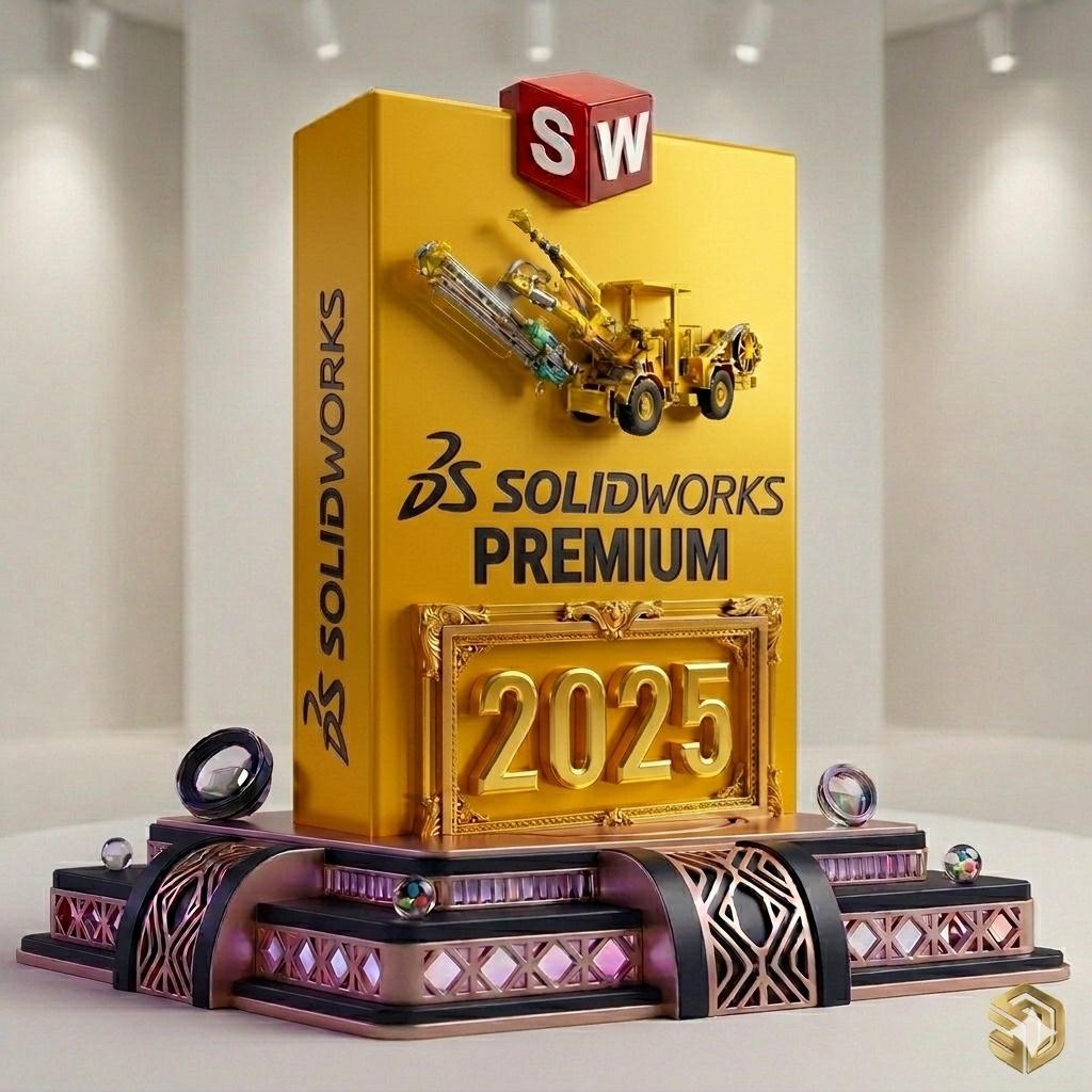 SolidWorks Premium 2025, Computers en Software, Ontwerp- en Bewerkingssoftware, Nieuw, Windows, Ophalen