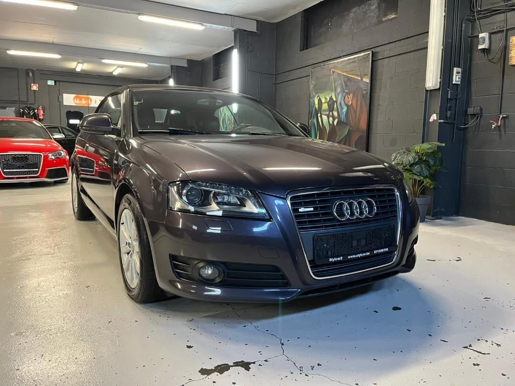 AUDI A3 **CABRIOLET** S-LINE** 12 MOIS DE GARANTIE, Autos, Cuir, Entreprise, Cabriolet, Boîte manuelle