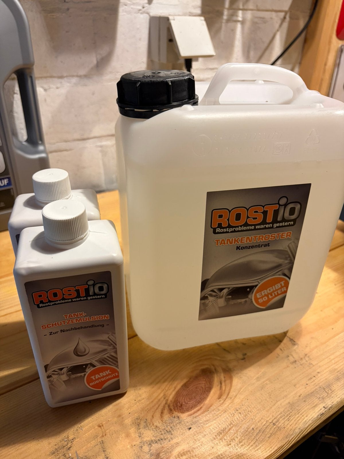 Rostio tank reiniger, Enlèvement