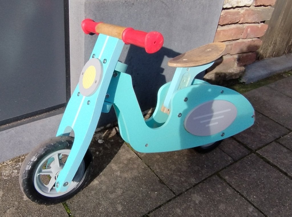 Draisienne "vespa" bois, Enlèvement, Utilisé, Vélo d'équilibre