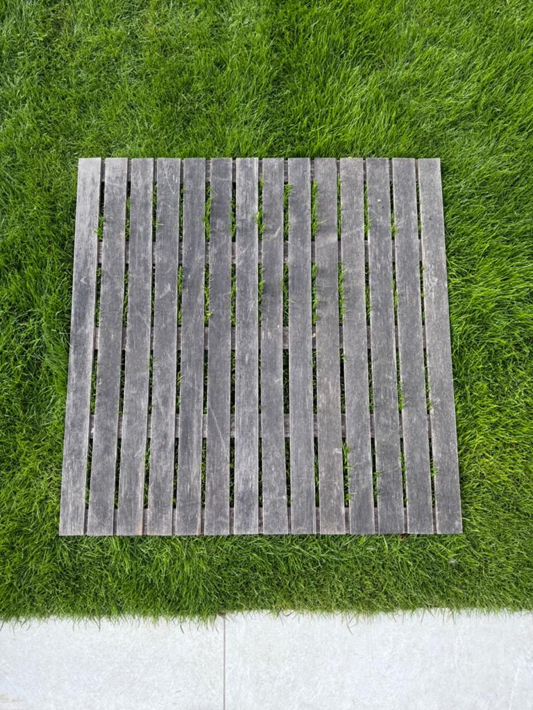 Vlonder tegels harhout, Ophalen, Gebruikt, Hout