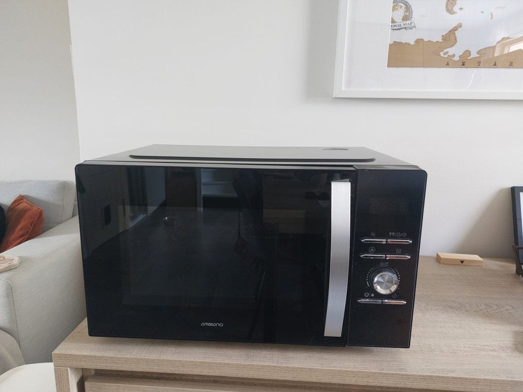 Combi microgolfoven, Elektronische apparatuur, Ophalen, Gebruikt, Draaiplateau, Combi-microgolfoven