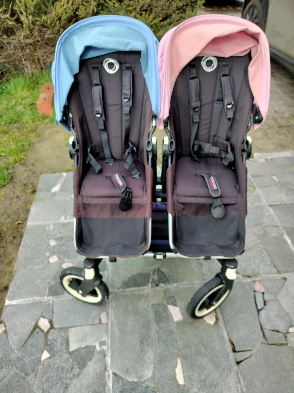 Bugaboo donkey duo 3 in 1, Kinderen en Baby's, Tweelingen en Meerlingen, Ophalen, Gebruikt, Kinderwagen of Buggy