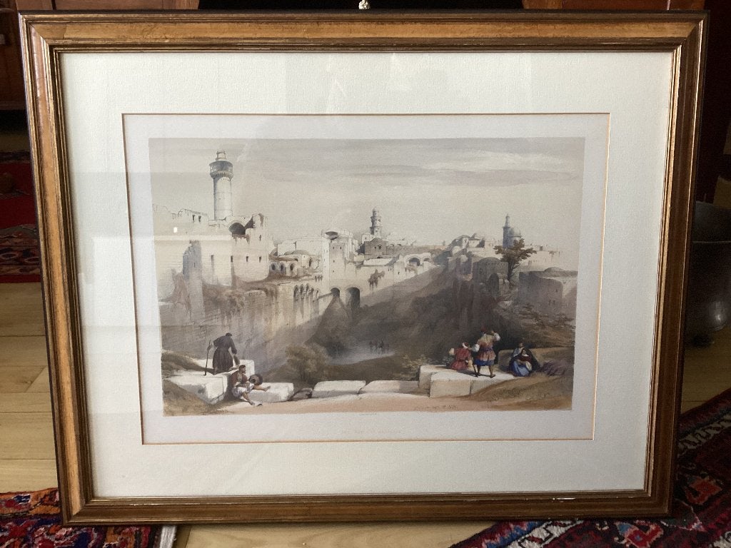 Gravure Jerusalem + gravure Baalbec. P149/Ba., Ophalen, Gravure