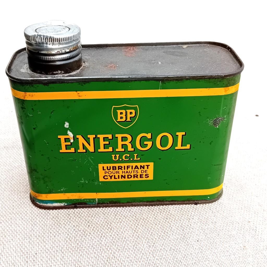 vintage olieblik ENERGOL, Verzamelen, Ophalen of Verzenden, Zo goed als nieuw