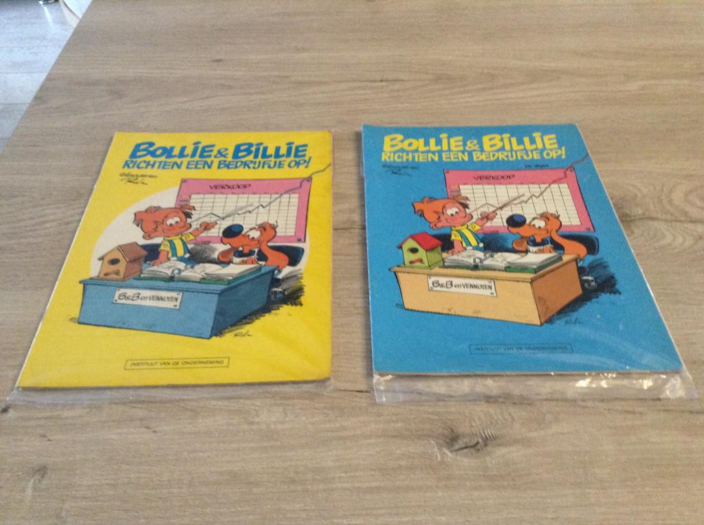 Bollie en Billie richten een bedrijfje op strips (1985), Gelezen, Ophalen of Verzenden, Jean ROBA, Meerdere stripboeken