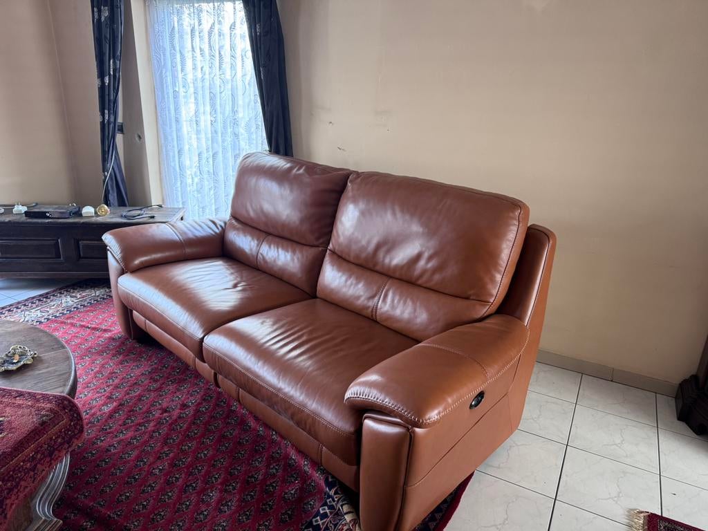 Congnac echte leren zetel nieuwprijs 8000€, Huis en Inrichting, Ophalen, Zo goed als nieuw