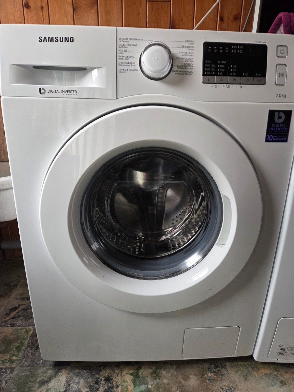 Wasmachine Samsung, Ophalen