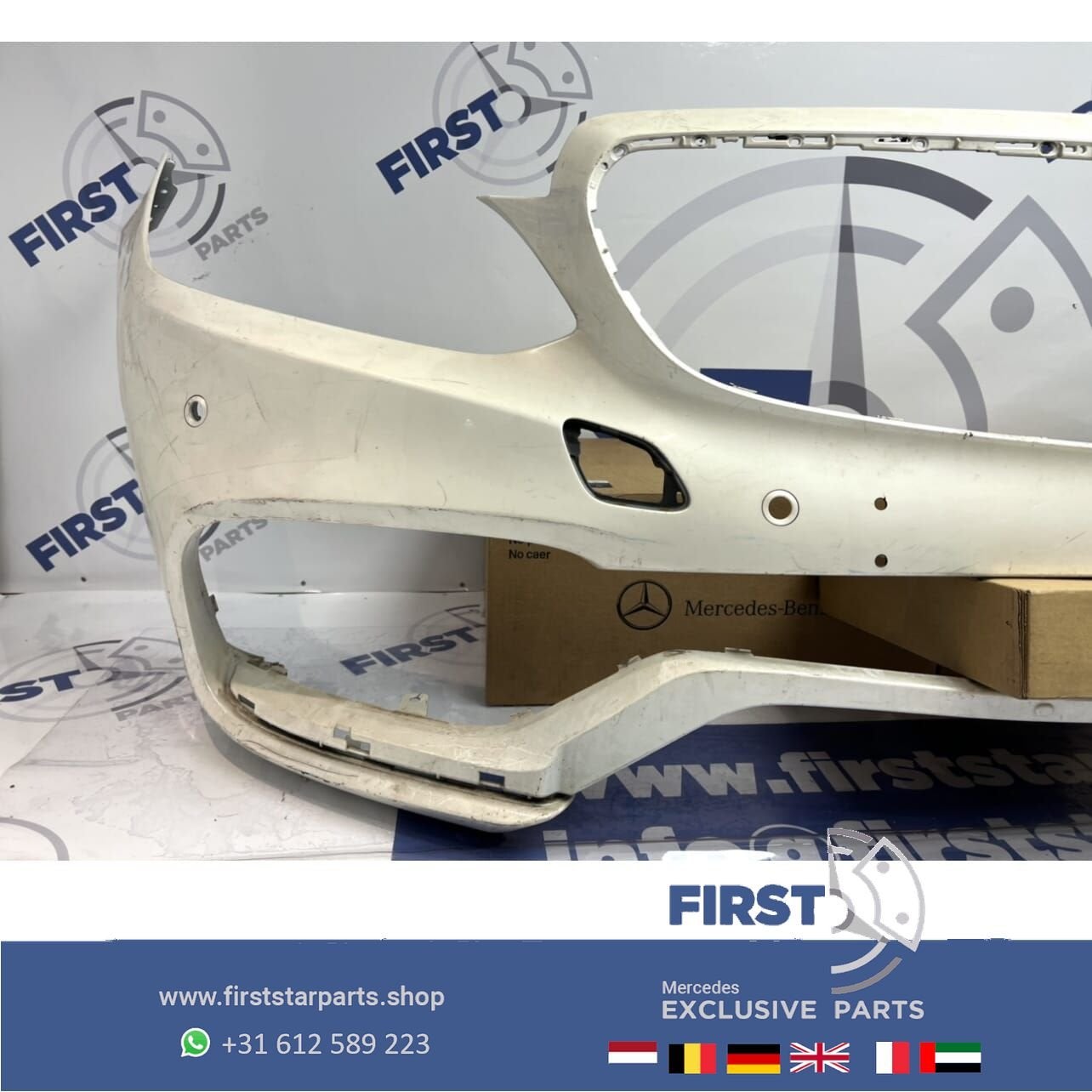 BUMPER W212 FACELIFT E63 AMG VOORBUMPER A2128852938 originee, Gebruikt, -, Voor, Ophalen of Verzenden