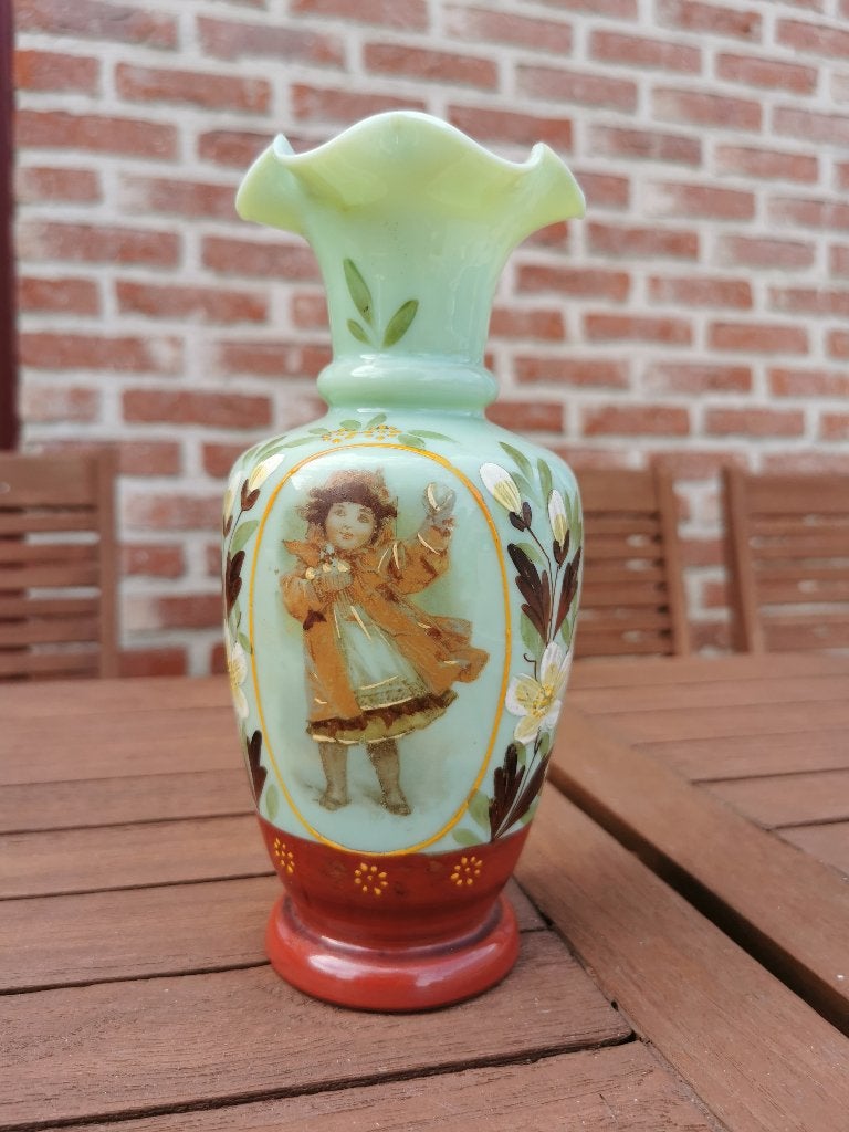 handgeschilderde vaas, Antiek en Kunst, Ophalen