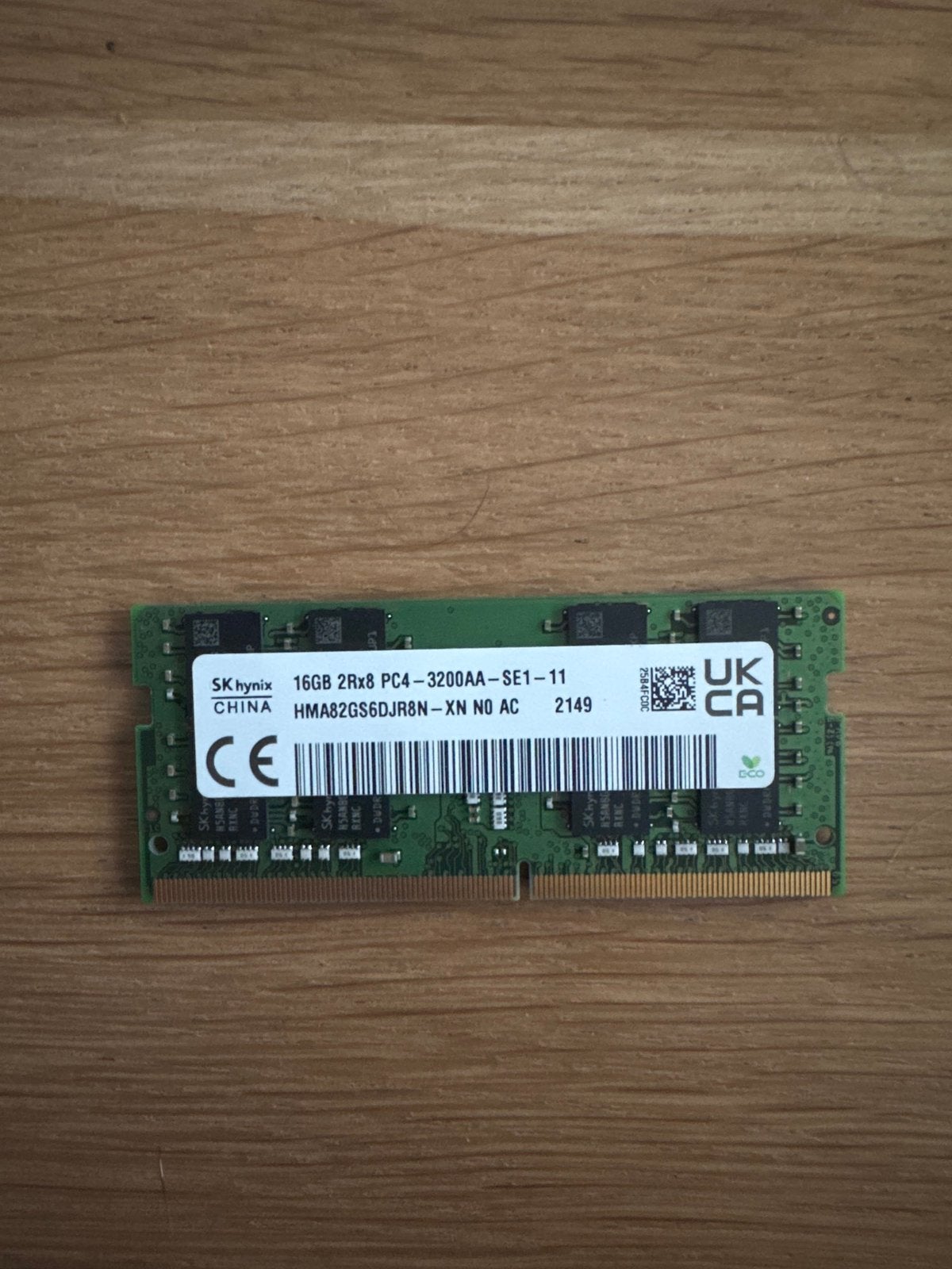 RAM DDR4 16Go 3200Mhz Laptop SO-DIMM, Ophalen of Verzenden, Zo goed als nieuw, DDR4, Laptop
