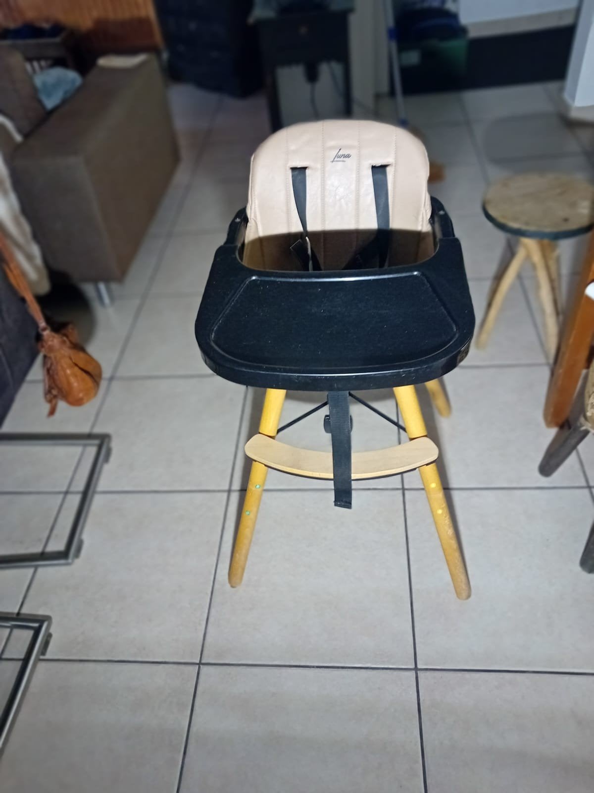 chaise pour bébé, Maison & Meubles, Tabourets de bar, Enlèvement, Utilisé, Avec repose-pieds