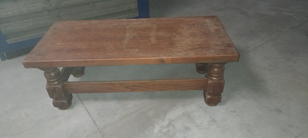 oude houten salontafel, Huis en Inrichting, Ophalen, Gebruikt, 50 tot 75 cm, 50 tot 100 cm