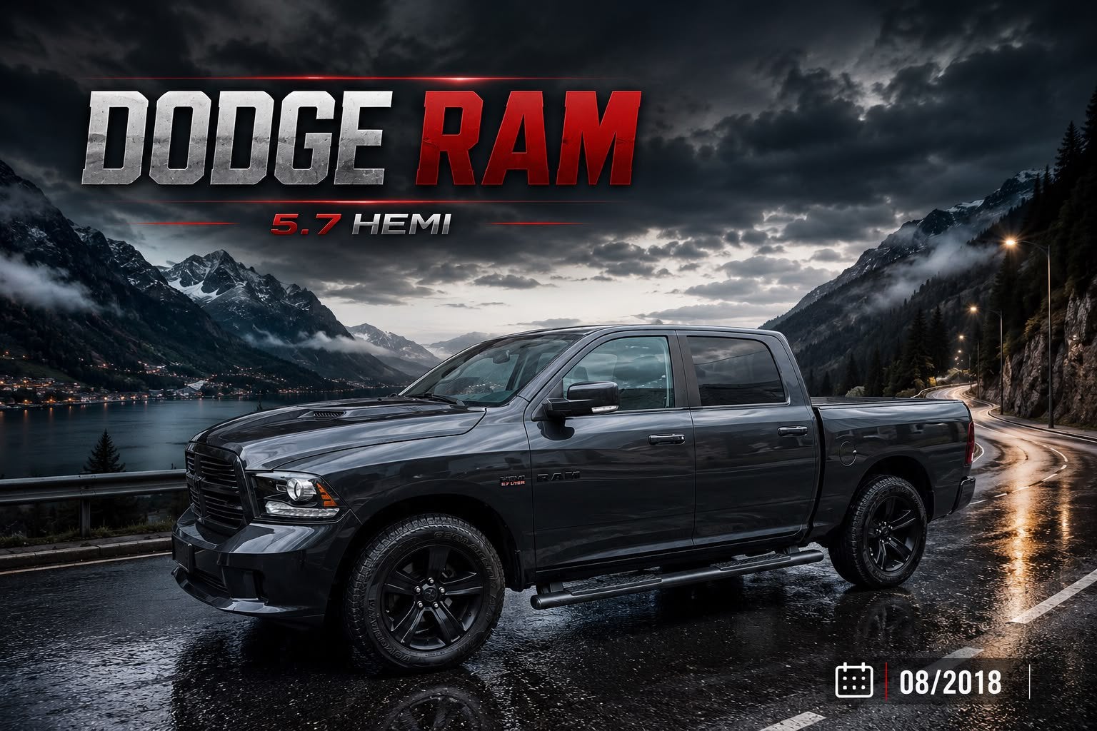 Dodge ram 08/2018, Auto's, Dodge, Automaat, 295 kW, Bedrijf, 5 zetels