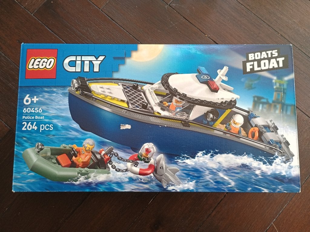 LEGO 60456 Politieboot (lege doos), Ophalen, Lego, Overige typen, Inclusief doos