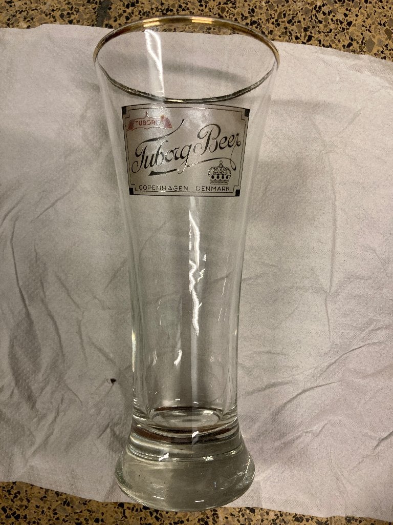 Tuborg Beer, Verzamelen, Ophalen of Verzenden, Zo goed als nieuw, Bierglas