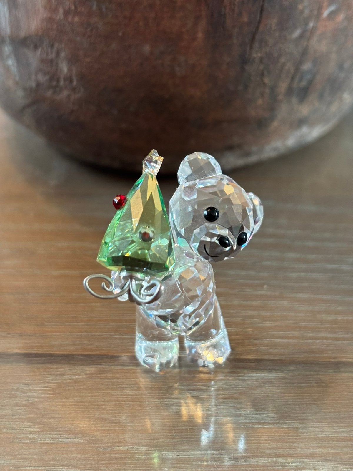 Swarovski kris beer met kerstboom, Ophalen of Verzenden, Zo goed als nieuw