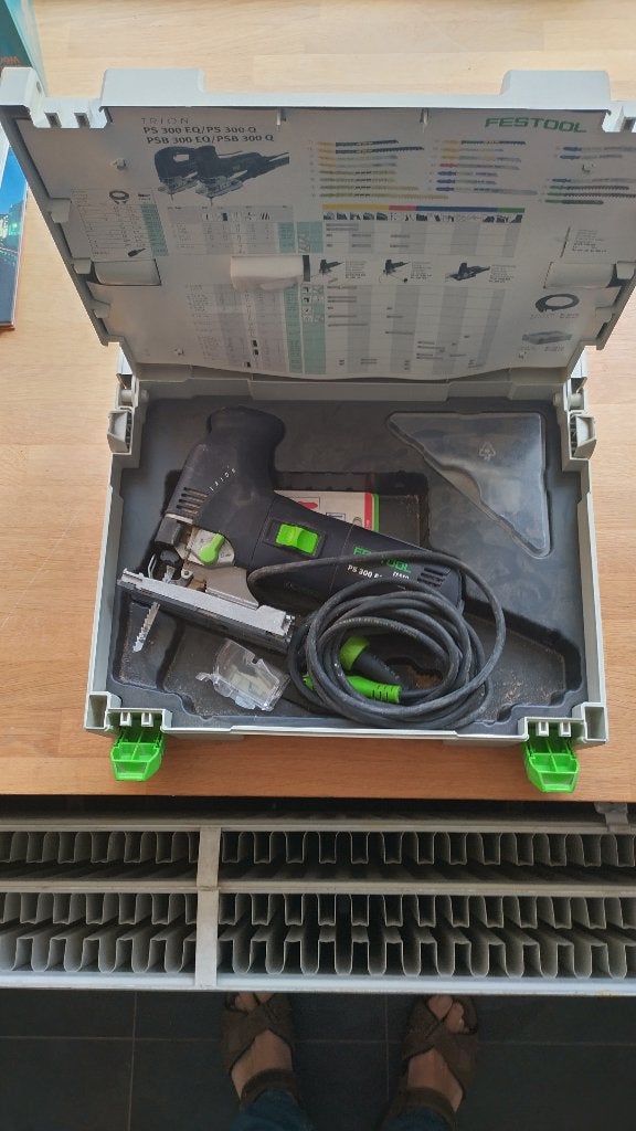 Festool Pendeldecoupeerzaag Trion PS 300 EQ, Doe-het-zelf en Bouw, Ophalen, Gebruikt, Decoupeerzaag, Festool