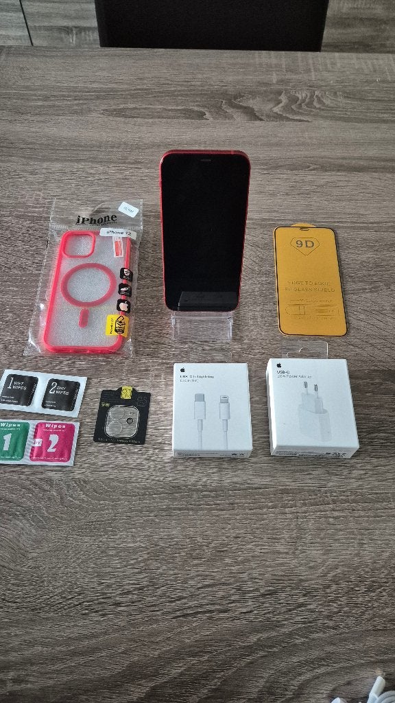 iPhone 12 rouge 256 Go ***Batterie neuve***, Comme neuf, Enlèvement, IPhone 12, 100 %