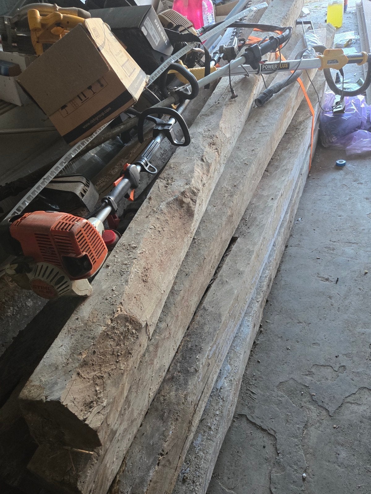 balk, sluitsteen van 3,20 m in 20x20, Doe-het-zelf en Bouw, Balk