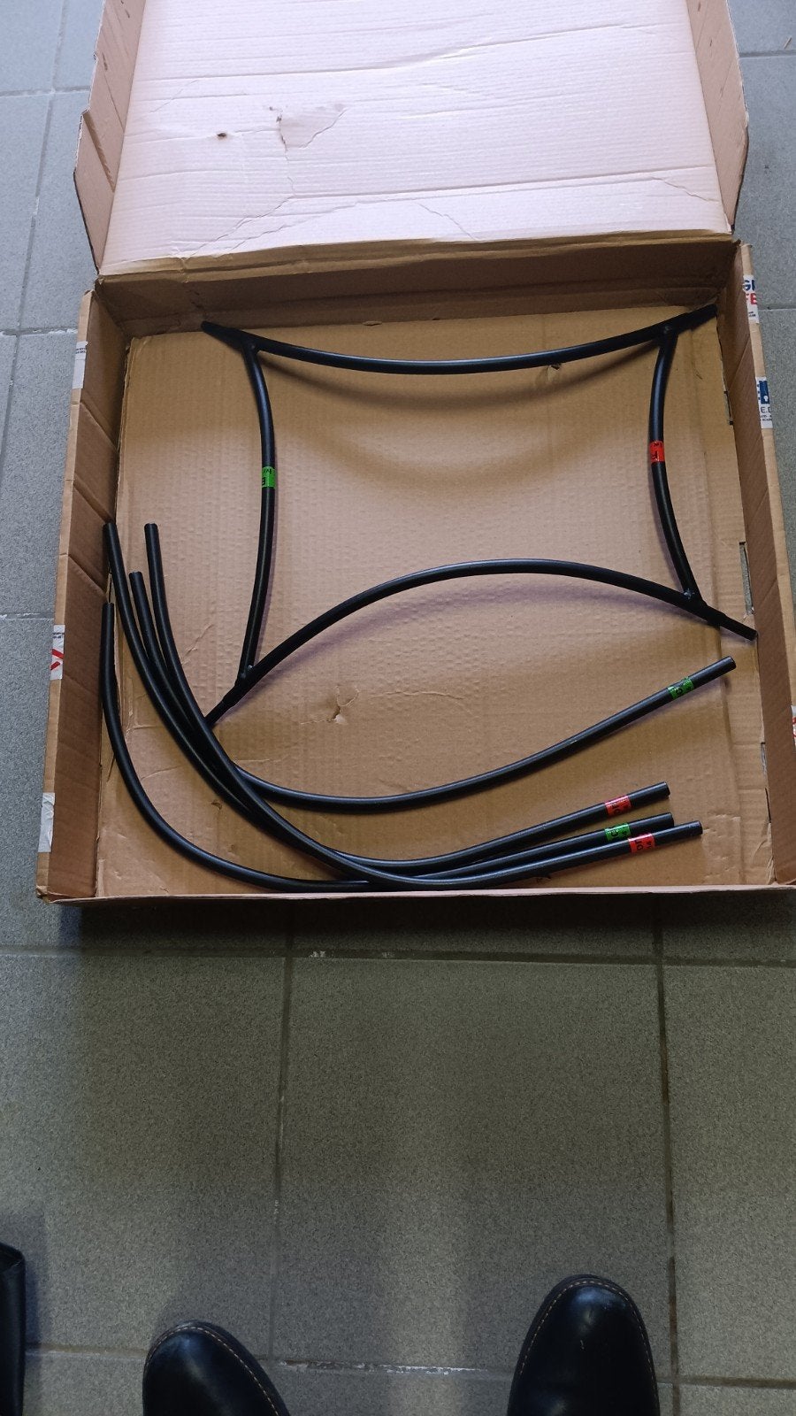 regenhoes bakfiets, Fietsen en Brommers, Ophalen, Gebruikt, Overige merken, Huif